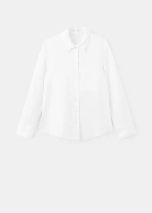 Camisa blanca de lino